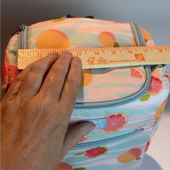 NWT June Shine Citrus Print Insulated Cooler Backpack - Picture 6 of 11